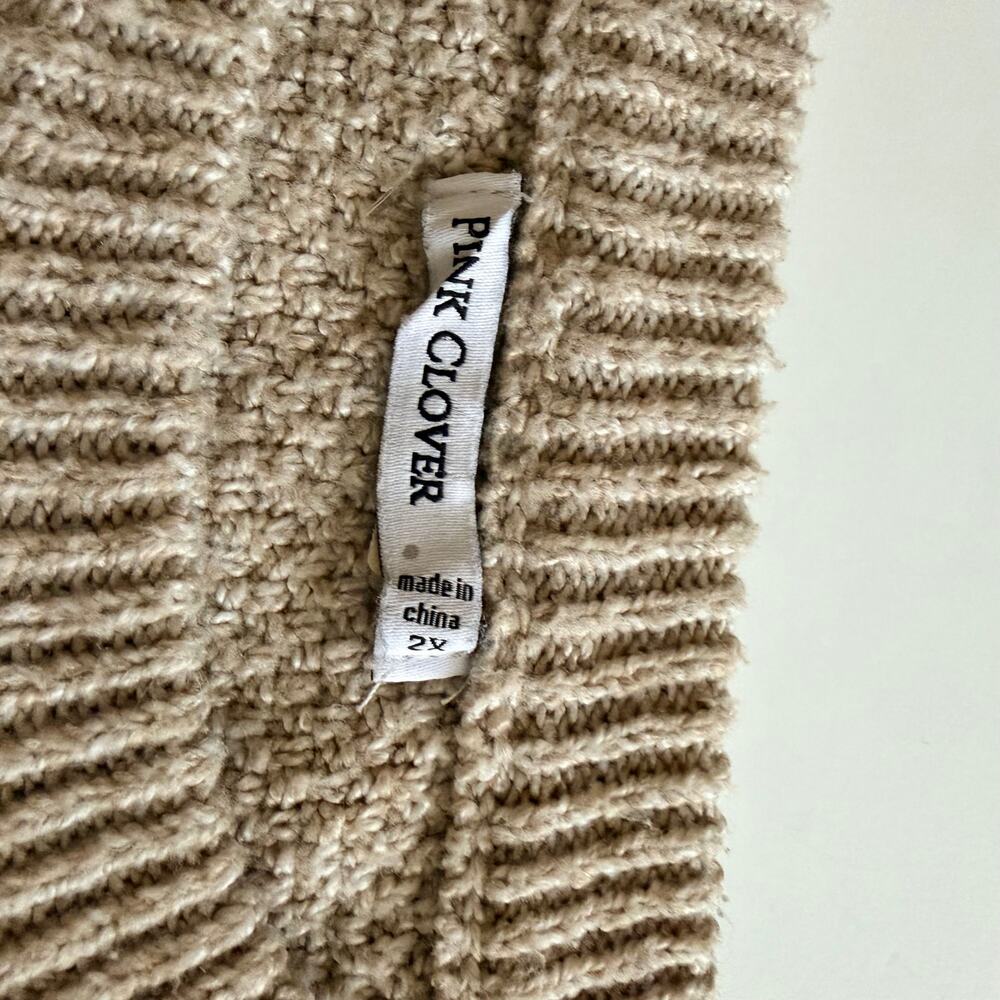PINK CLOVER Nickole Textured Sweater - Women's 2X - Picture 4 of 6
